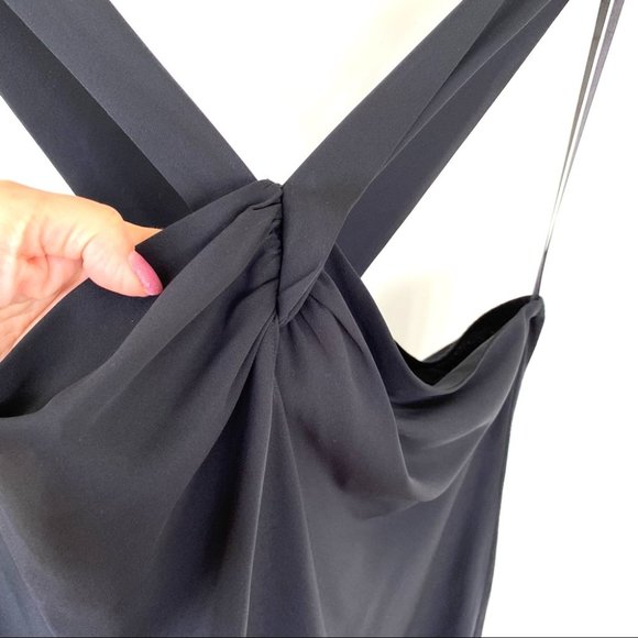 Silk Banana Republic Black Halter Tank Top - Picture 5 of 9